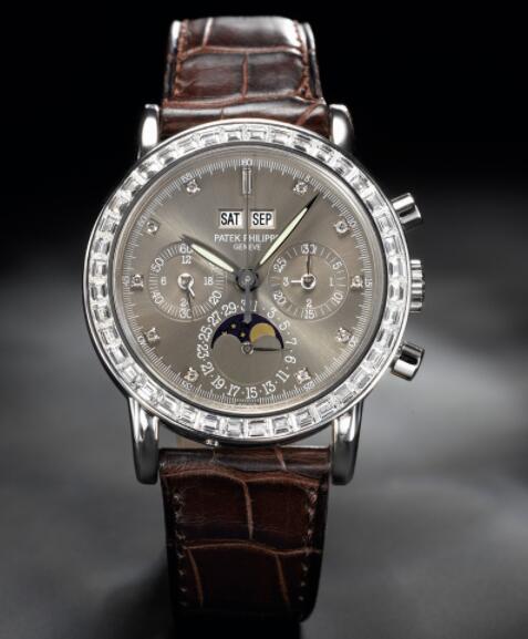 Patek Philippe Perpetual Calendar 3990 Platinum Slate Watch 3990P-XX1